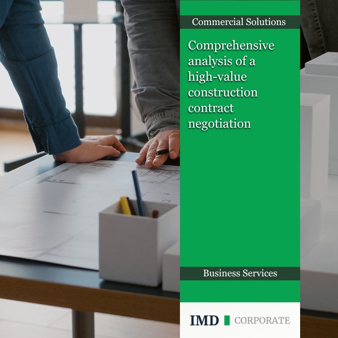 Comprehensive analysis of a high-value construction contract ...